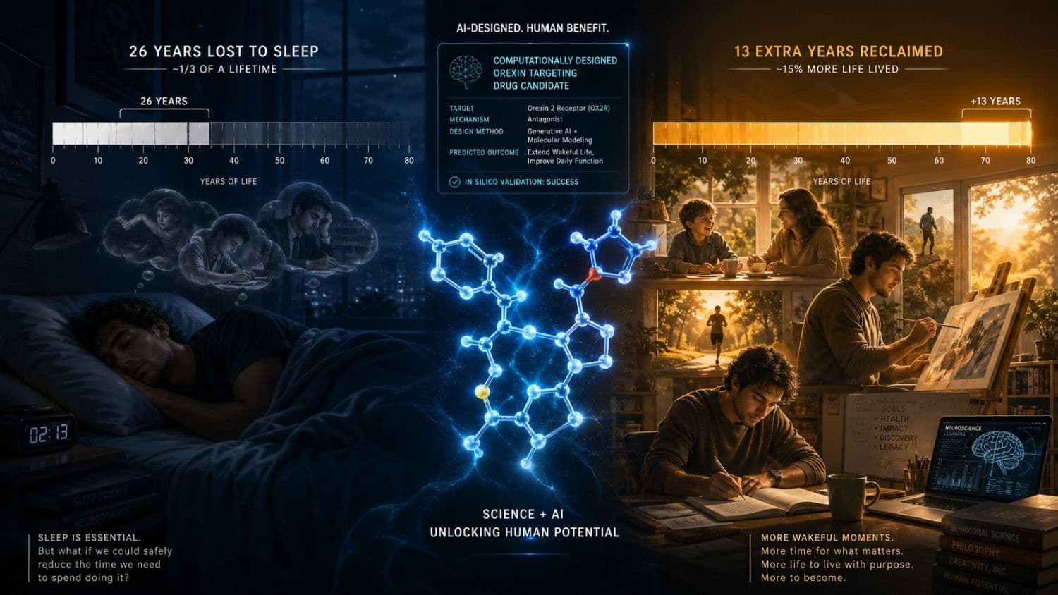 AI Designed a Drug That Could Give You 13 Extra Years of Waking Life