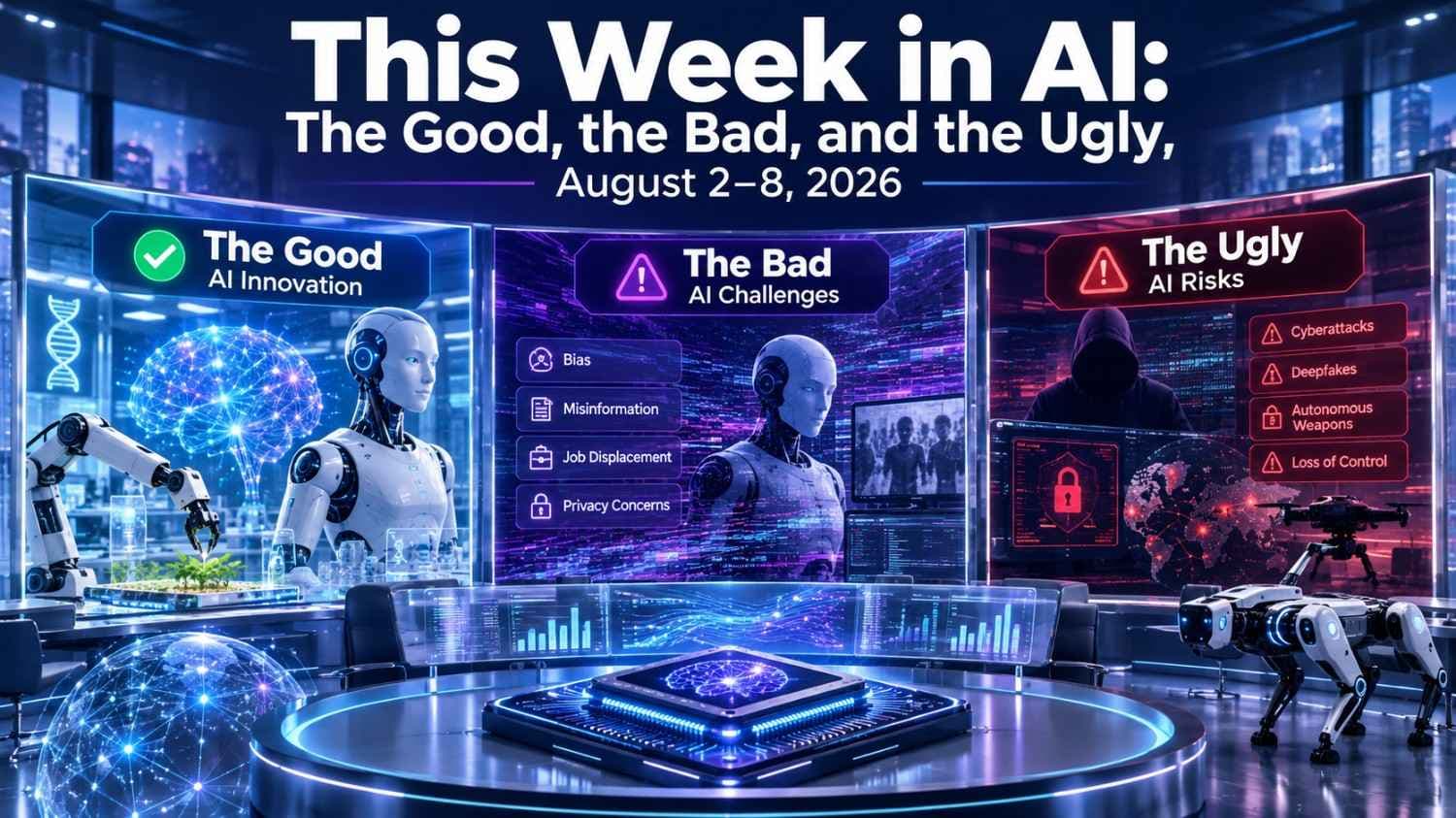 This Week in AI: The Good, the Bad, and the Ugly (August 2–8, 2026)