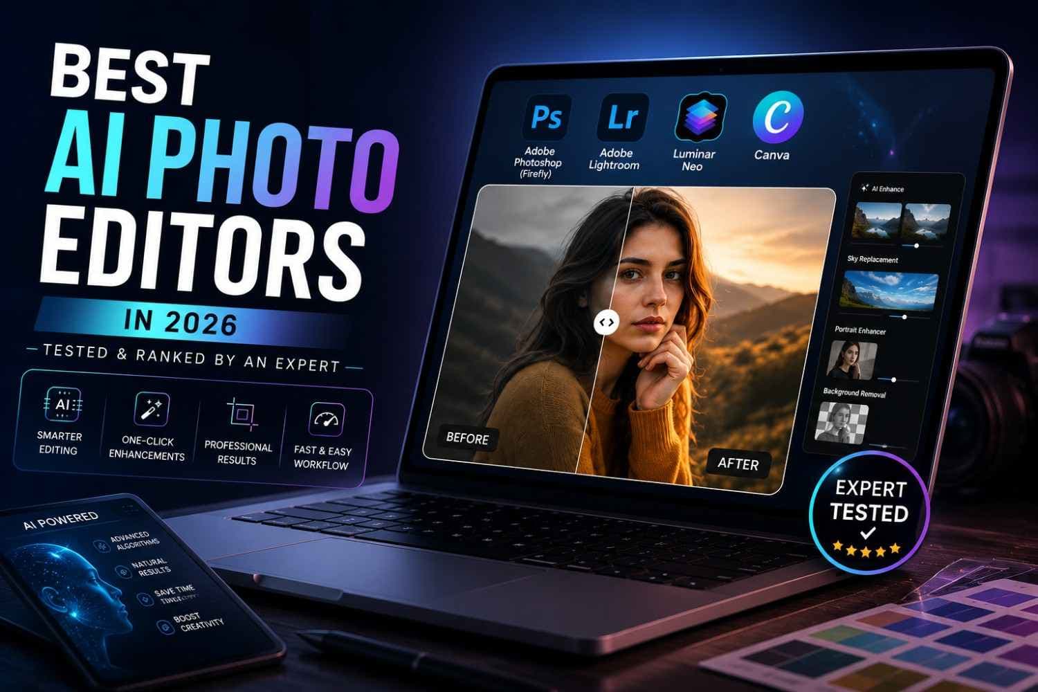 The Best AI Photo Editors in 2026: Tested and Ranked by an Expert