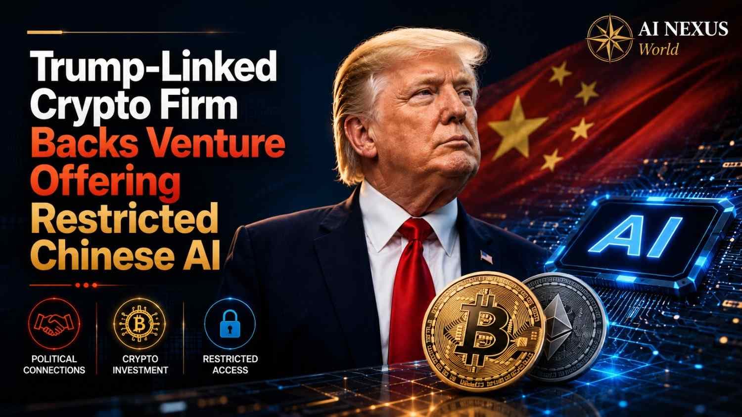 Trump Crypto Firm Backs a Controversial Venture Offering Restricted Chinese AI