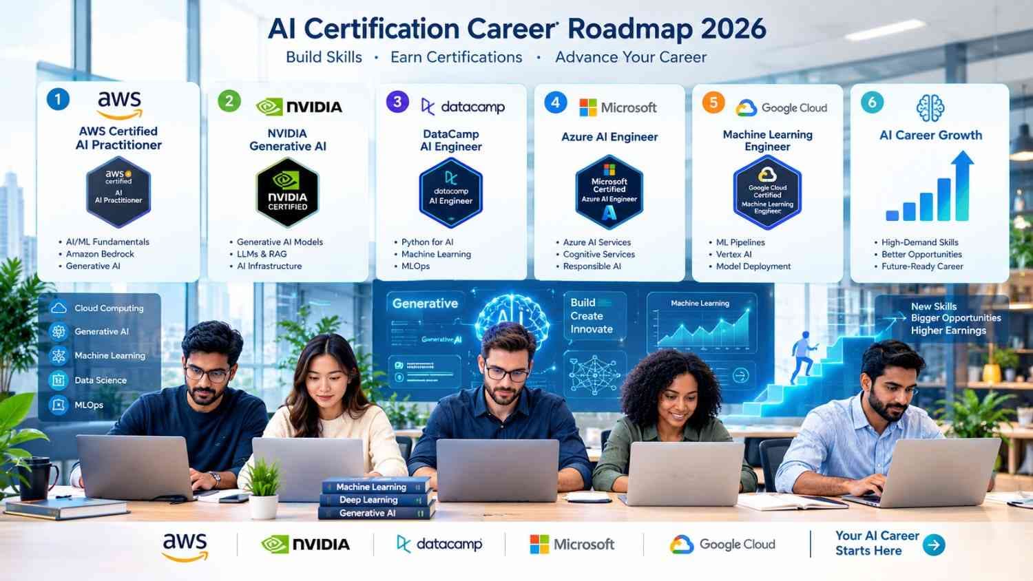 The 6 Best AI Certifications in 2026 That Actually Get You Hired